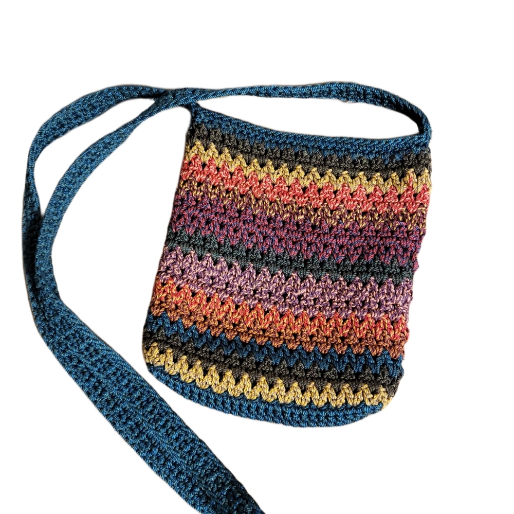 The Sak multicolored crochet crossbody bag
